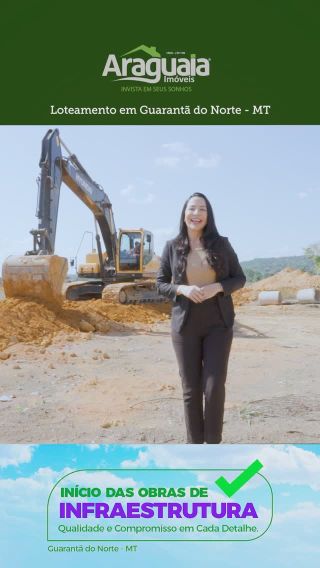 Obras do Jardim Vila Rica no Instagram da Araguaia